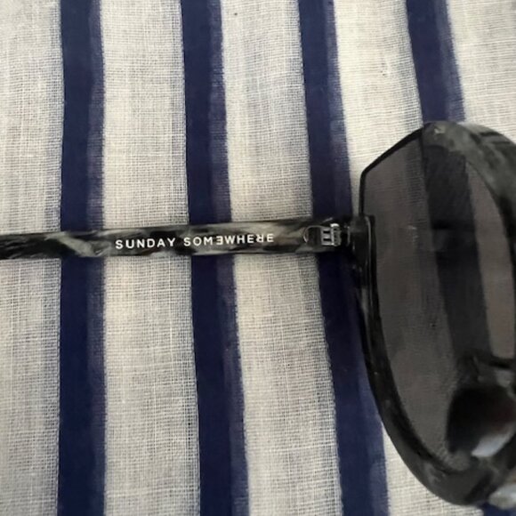 Sunday Somewhere sunglasses Brand New Black Glitter made in Japan